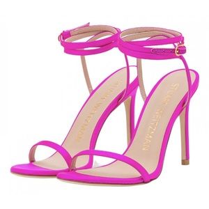Stuart Weitzman Pink Strappy Sandals - 120 New